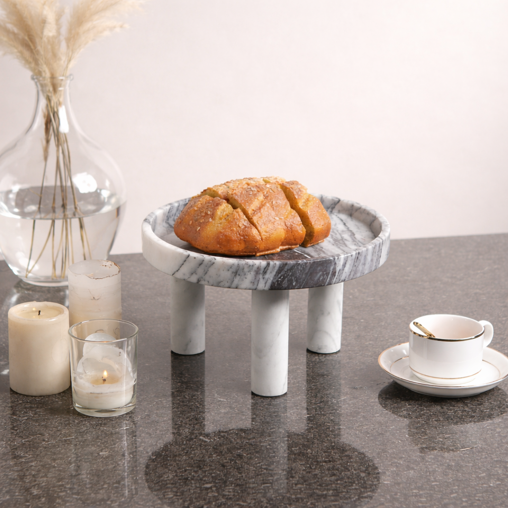 Grey Marble Stand Set