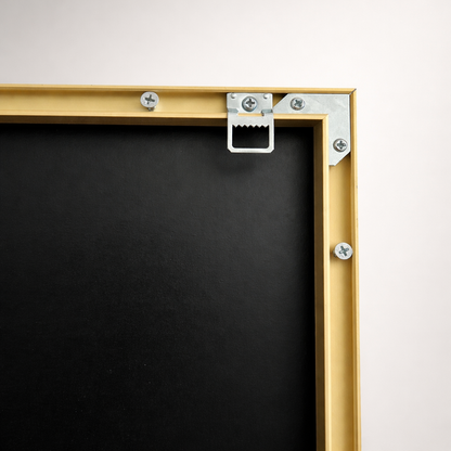 Golden Petal Elegance in Crystal Porcelain Painting