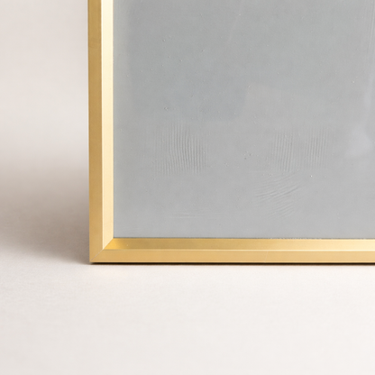 Golden Petal Elegance in Crystal Porcelain Painting