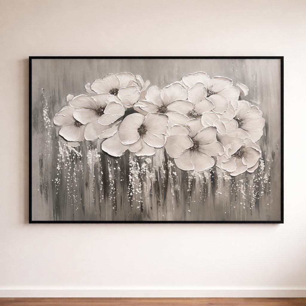 Ivory Harmony on Canvas