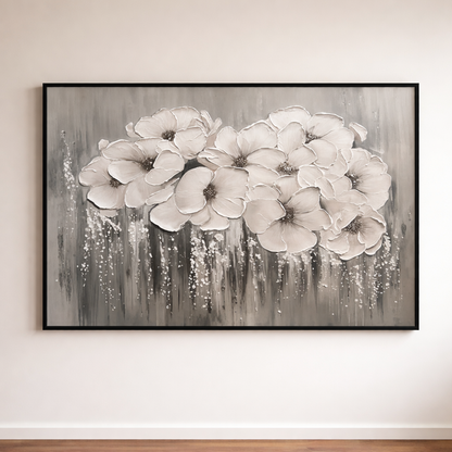 Ivory Harmony on Canvas