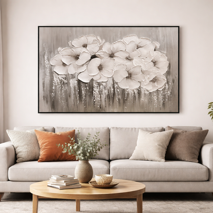 Ivory Harmony on Canvas