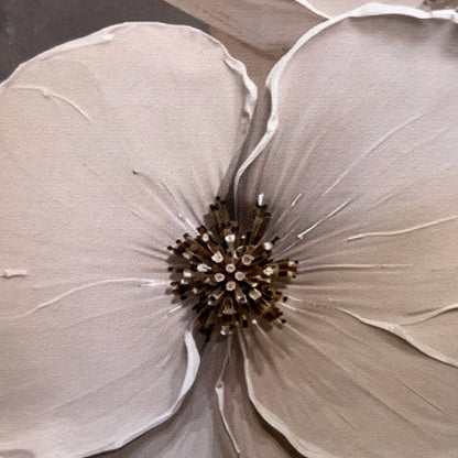 Ivory Harmony on Canvas