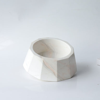 Ivora White Marble Bowl