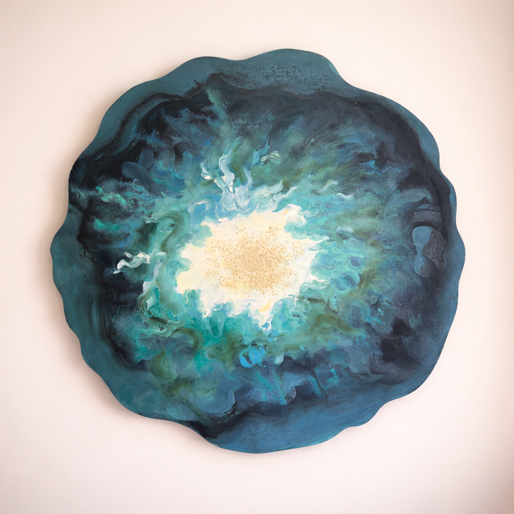 Marine Halo in Handmade Oil Painting