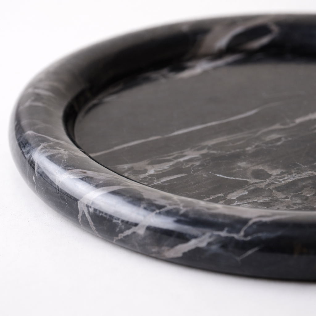 Noir Marble Accent Tray