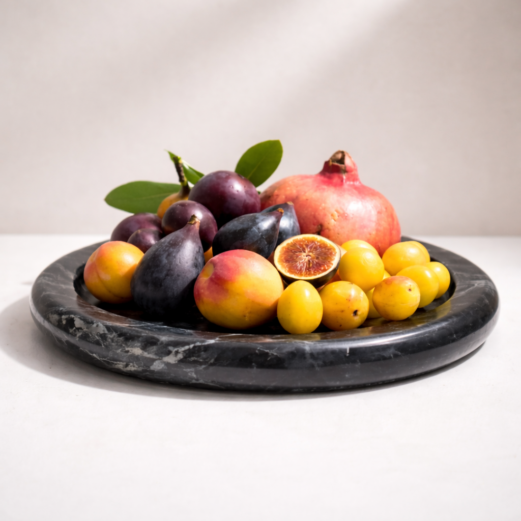 Noir Marble Accent Tray