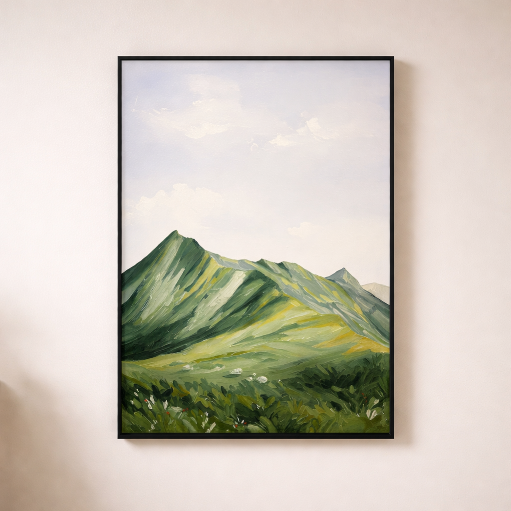 Nature's Crest on Canvas