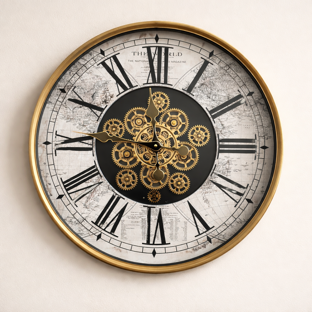 Neo Gear Chrono Clock