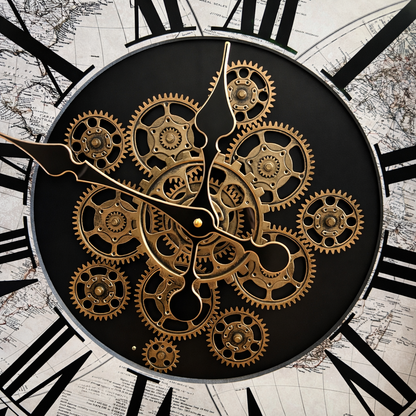 Neo Gear Chrono Clock