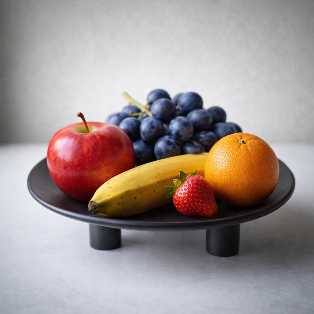 Nero Round Resin Tray