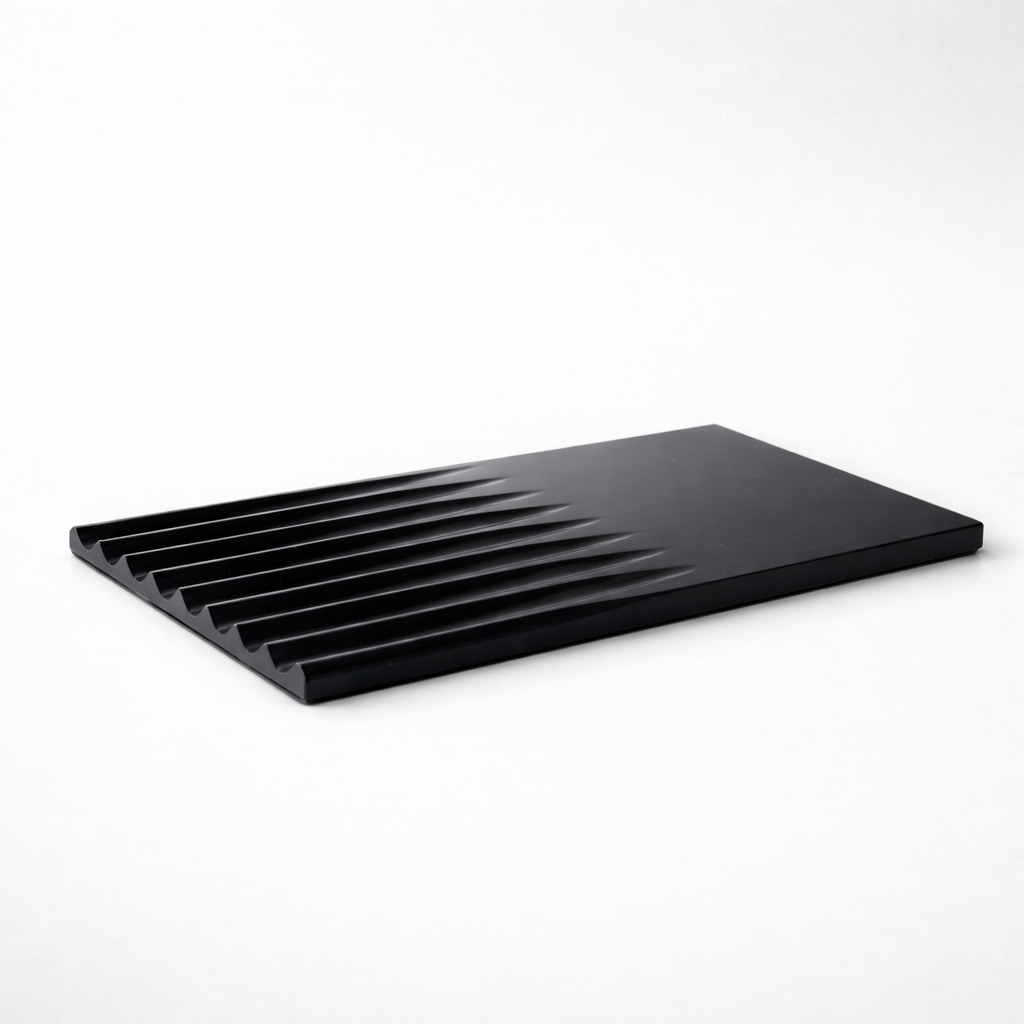 Onyx Black Marble Tray