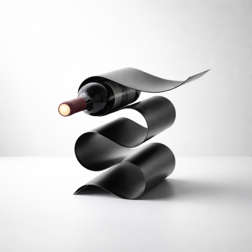 Orion Black Metal Wine Rack