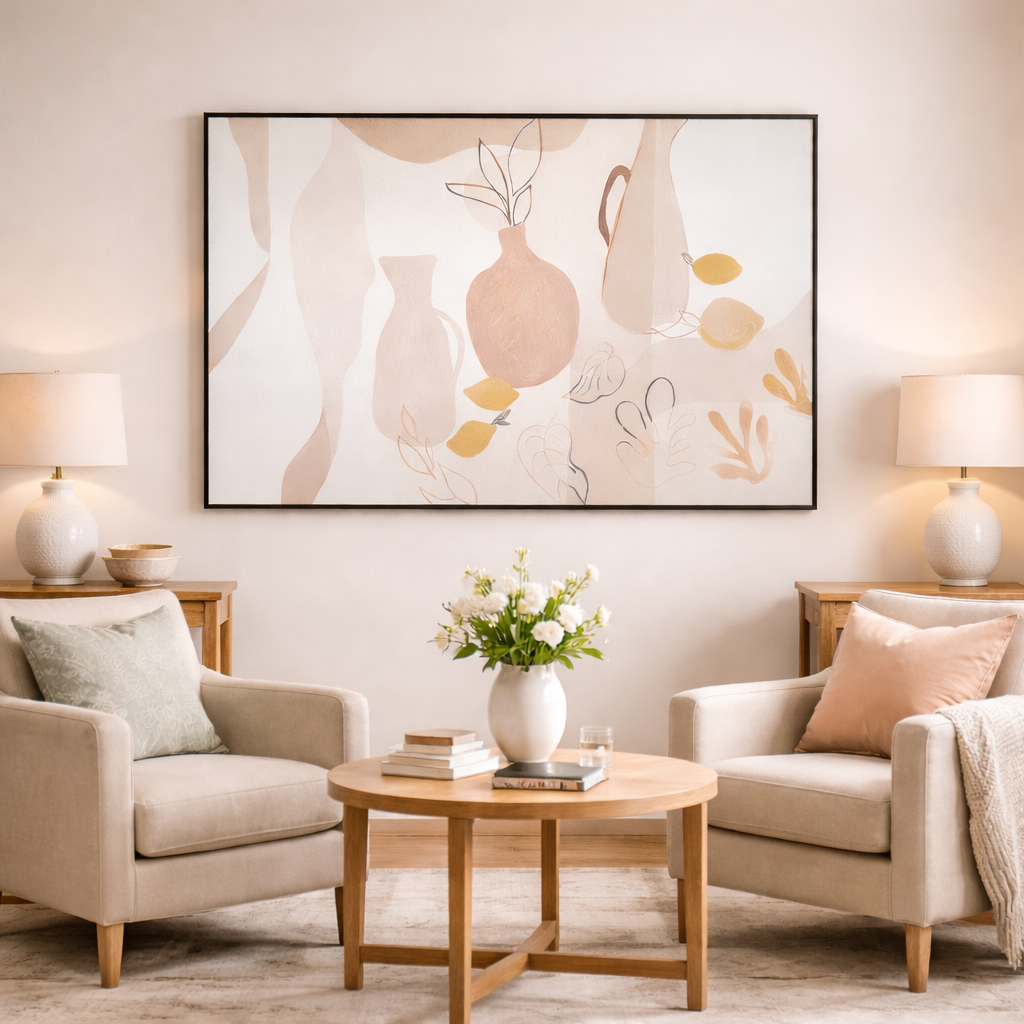 Organic Whispers on Canvas