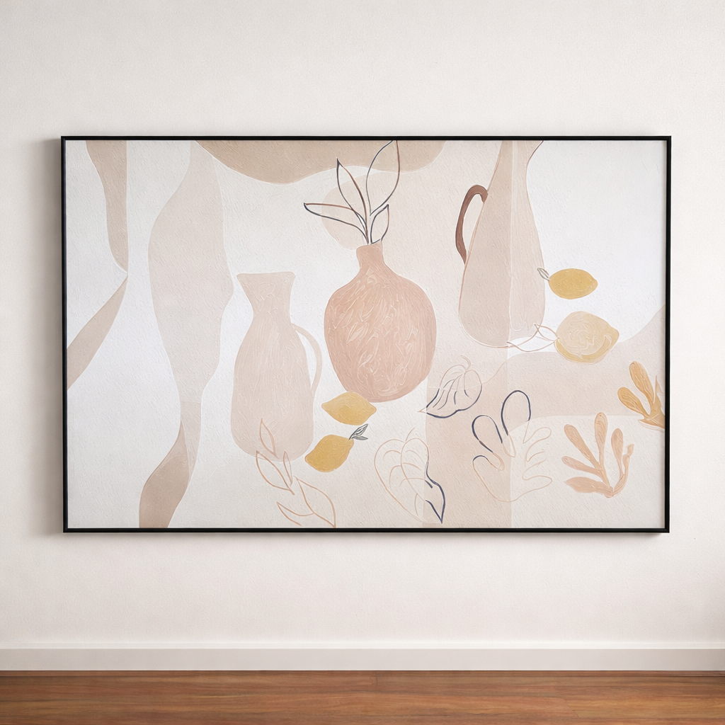 Organic Whispers on Canvas