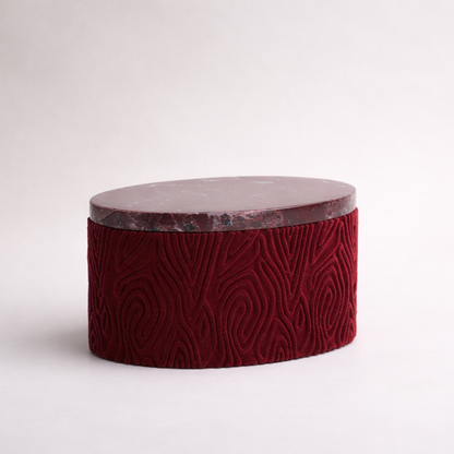 Rovan Resin Marble Fabric Box