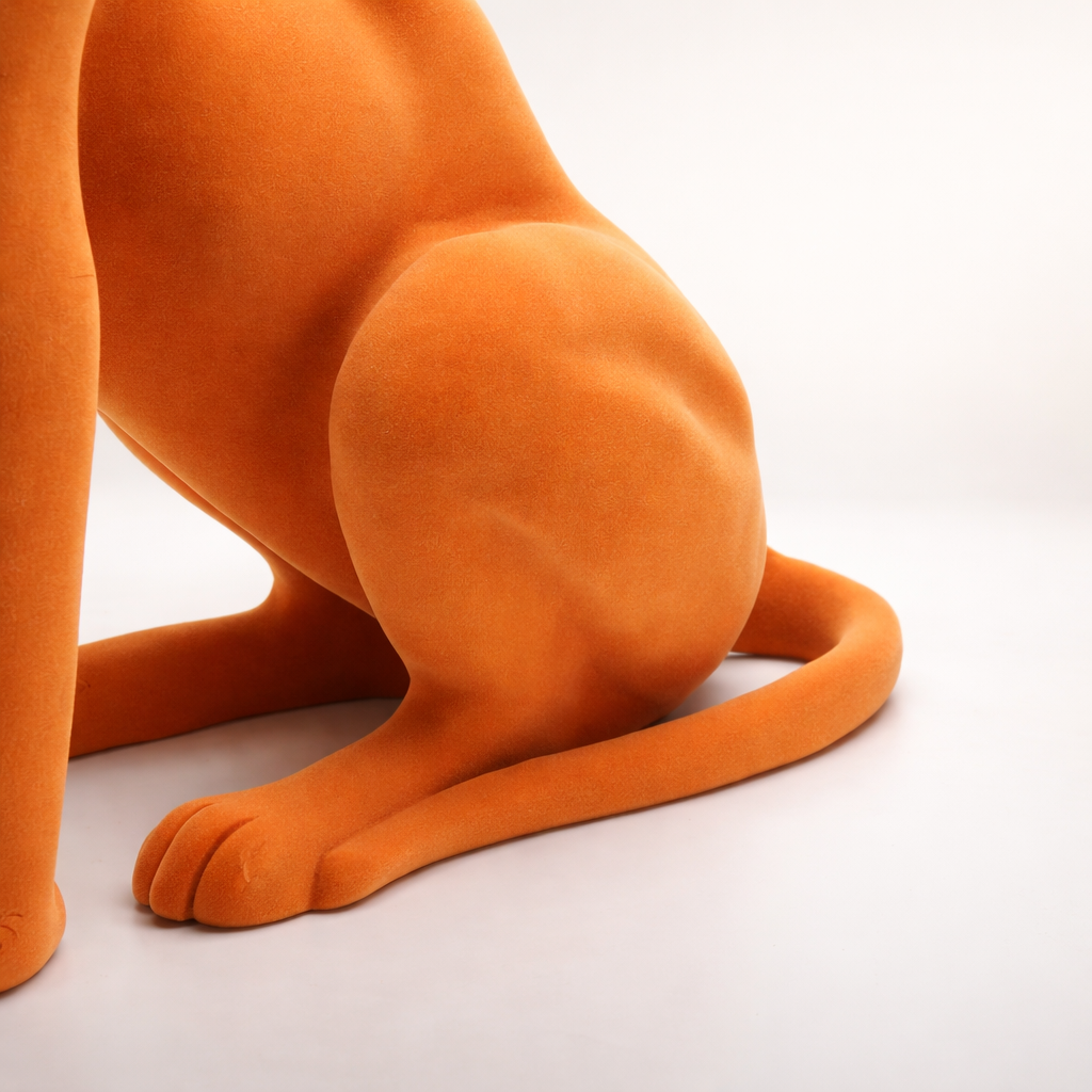 Solen Resin Panther Sculpture