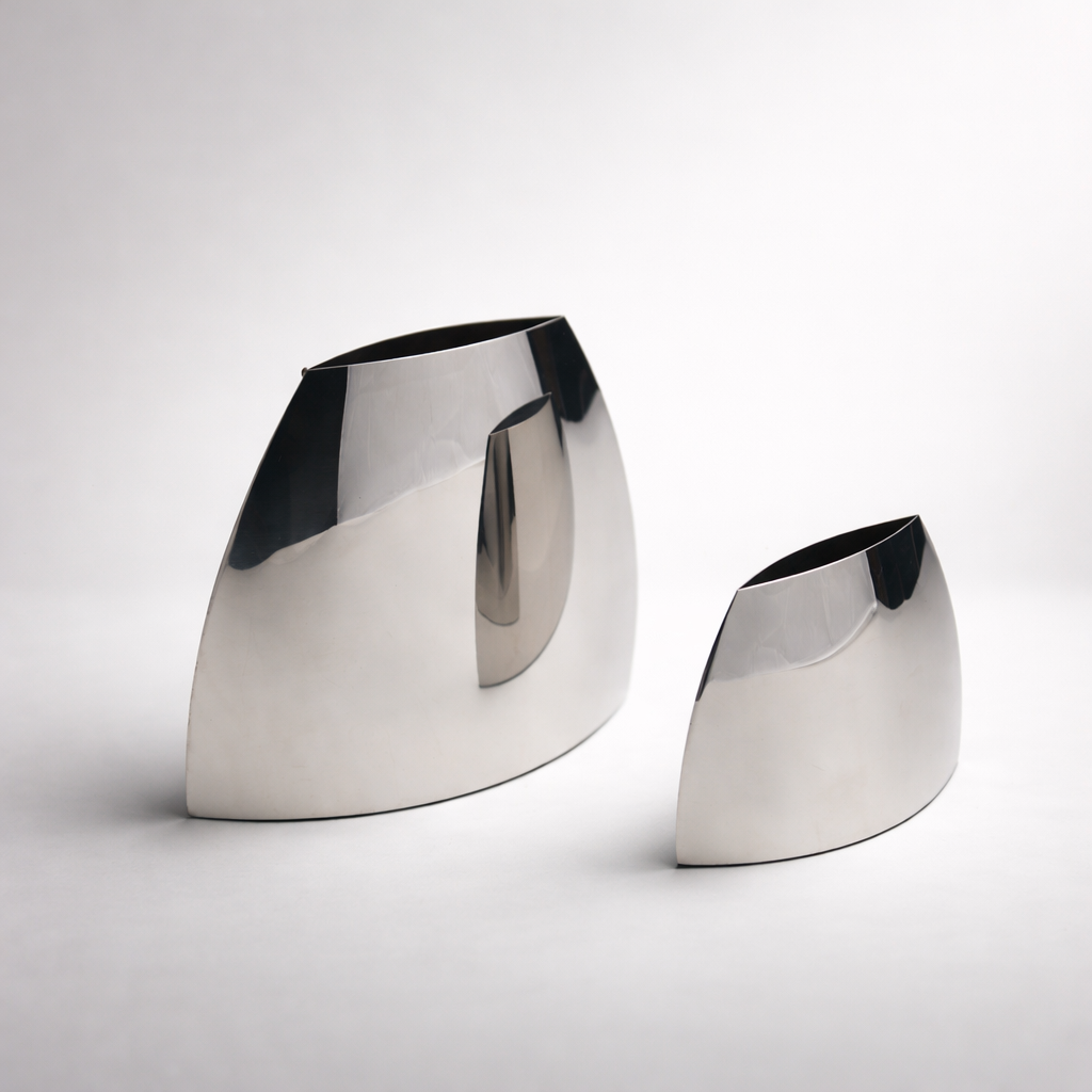 Sylven Stainless Steel Vase Set
