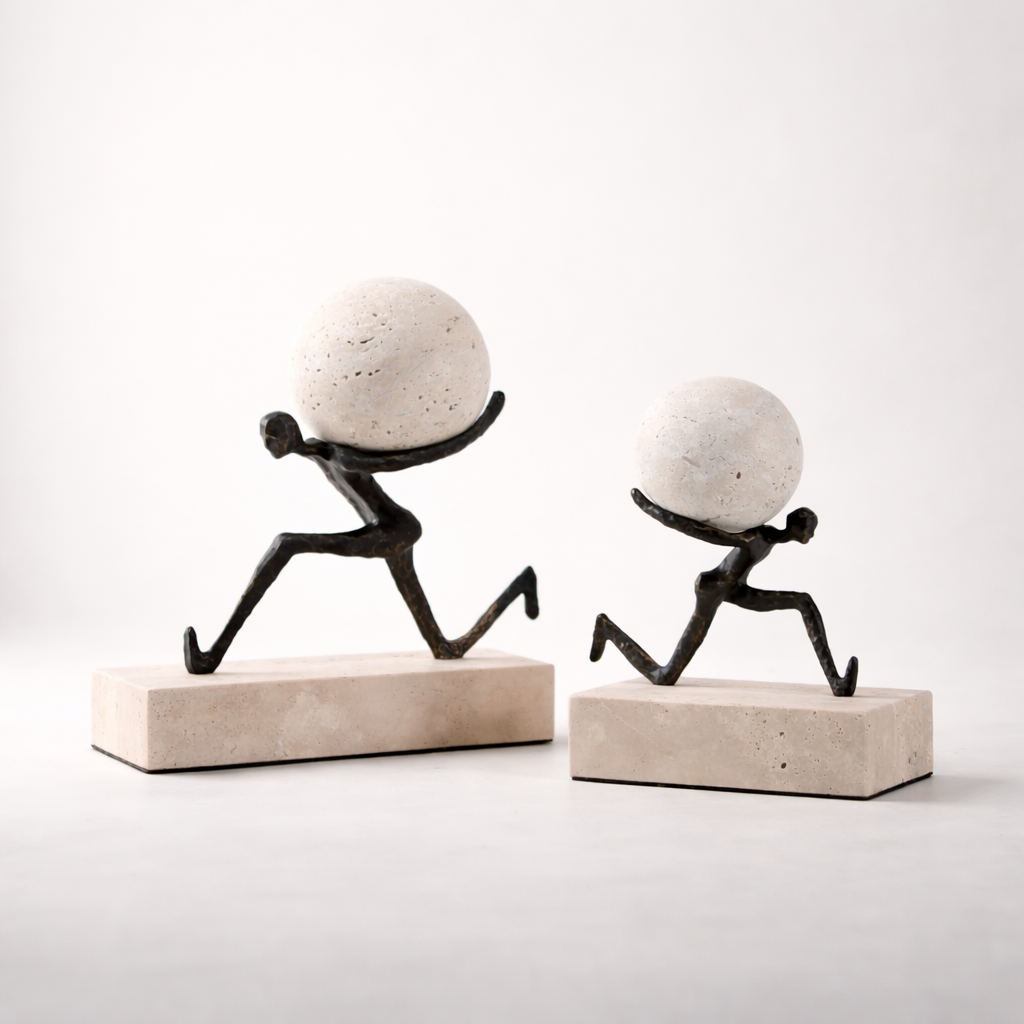 Tavris Alloy Marble Sculpture