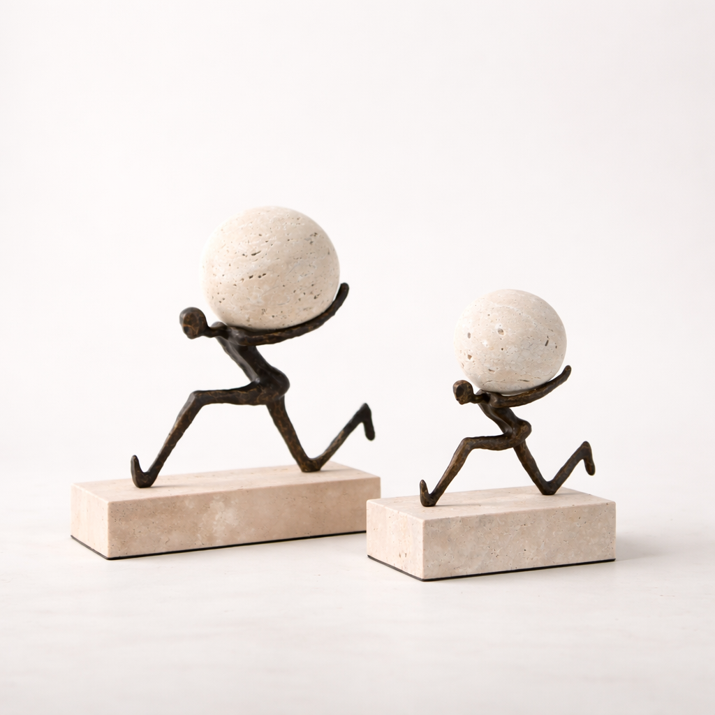 Tavris Alloy Marble Sculpture