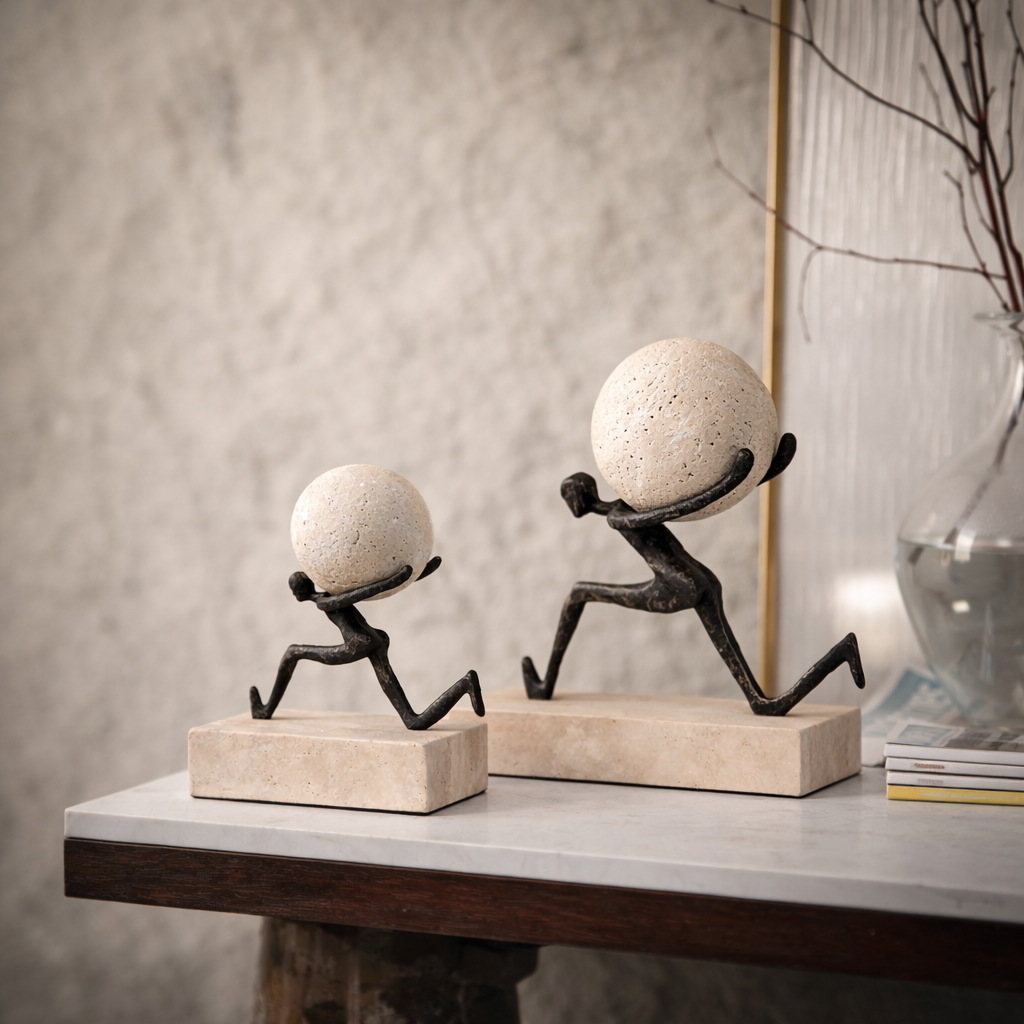 Tavris Alloy Marble Sculpture