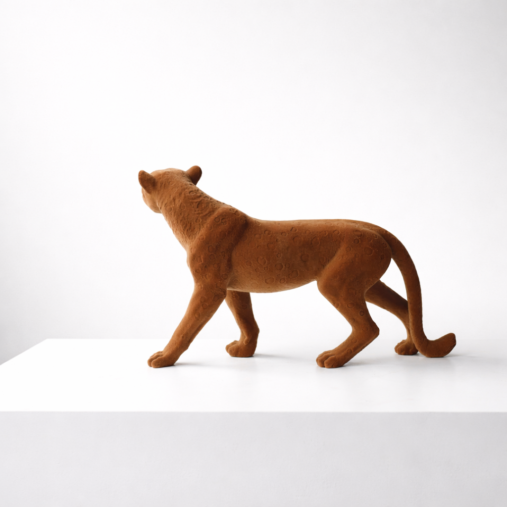 Tavion Brown Resin Walking Panther