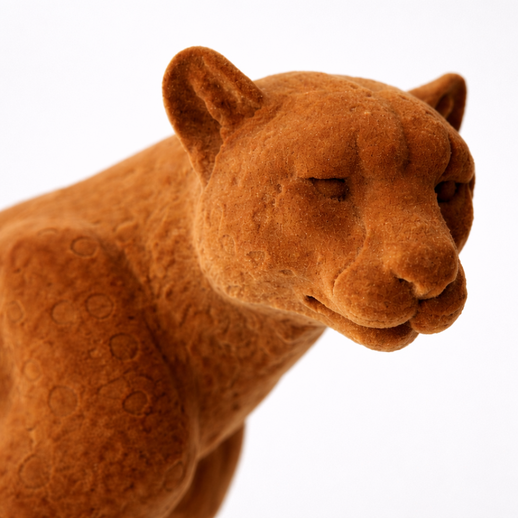 Tavion Brown Resin Walking Panther