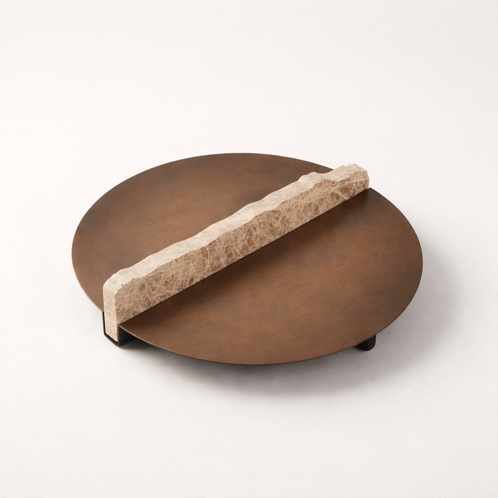 Taren Marble Iron Tray