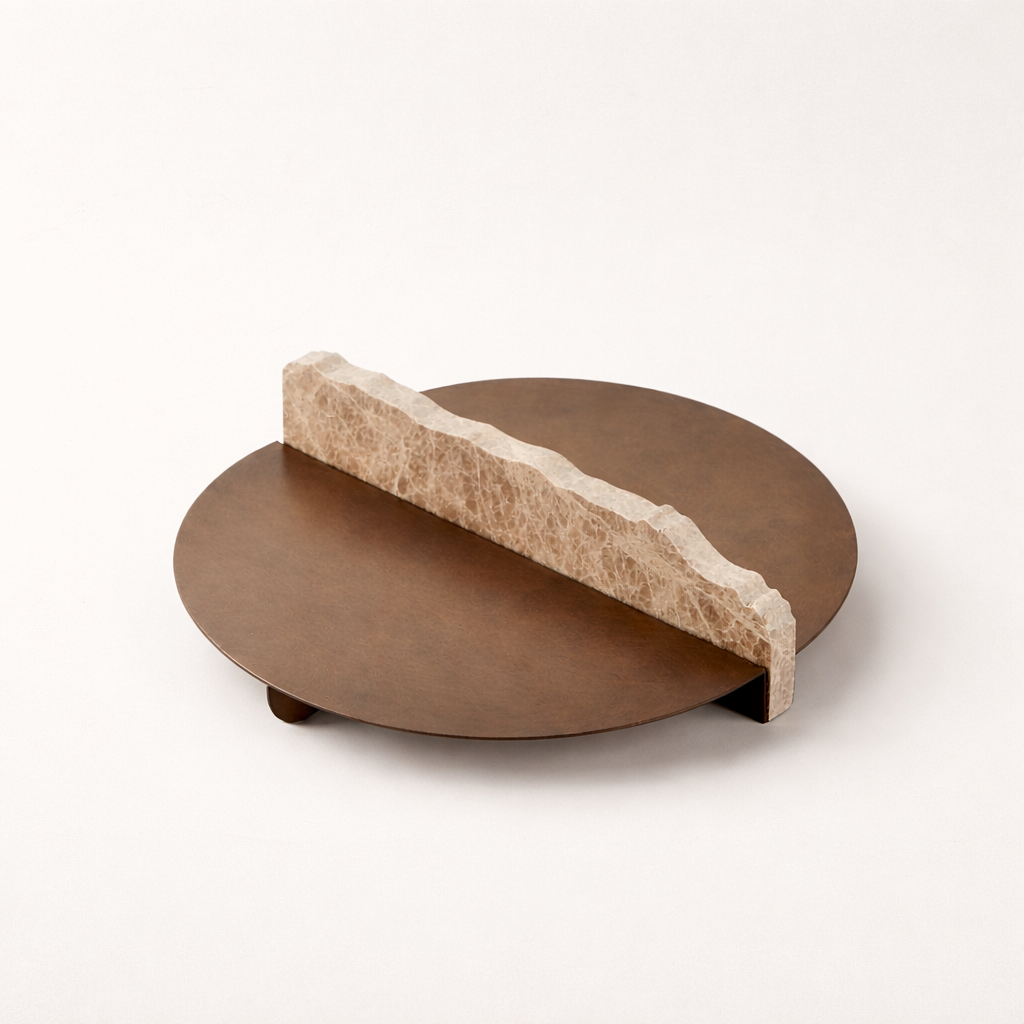 Taren Marble Iron Tray