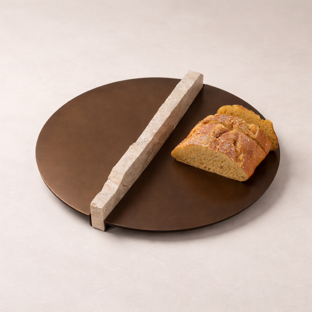 Taren Marble Iron Tray