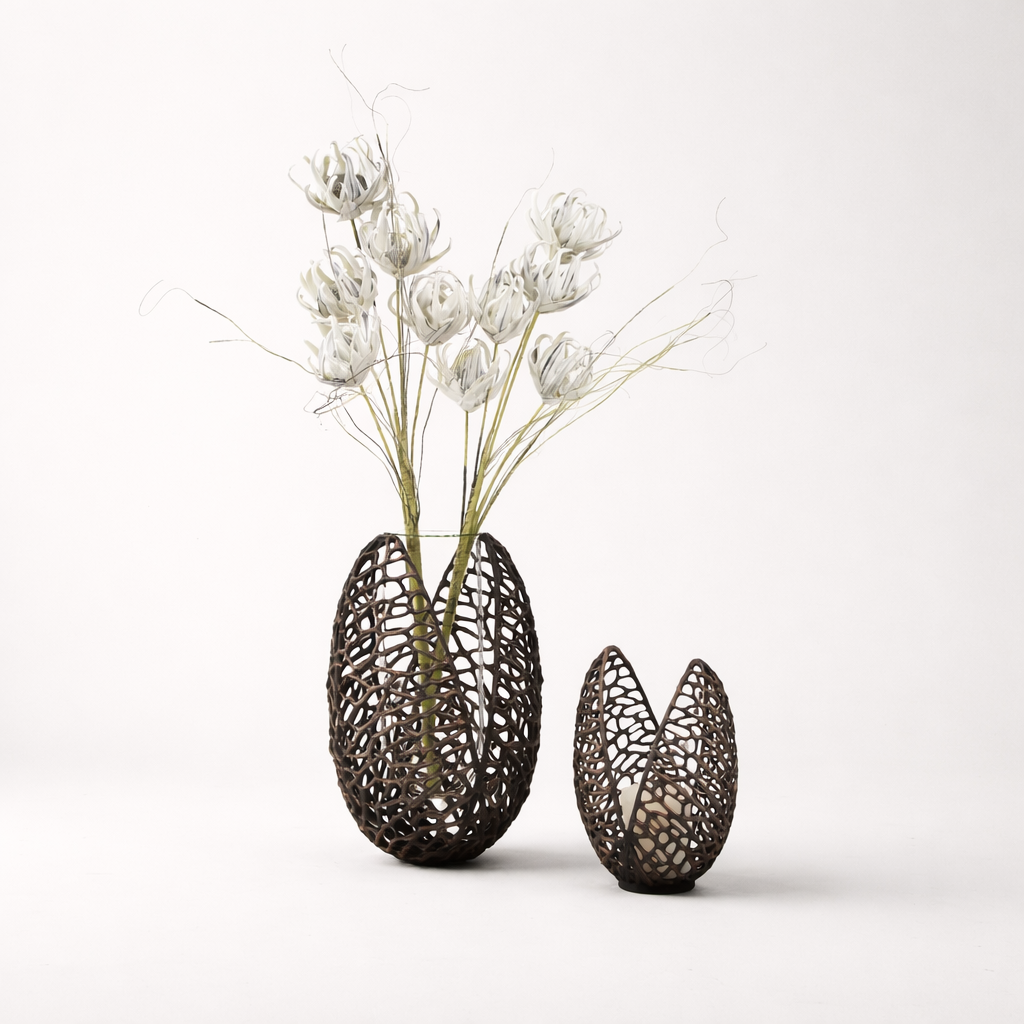 Vion Alloy Glass Vase Set