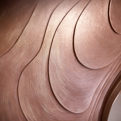 Velour Flow in 3D Carving with Handpainted Detail