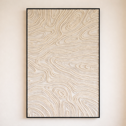 Woven Horizons in 3D Rope Art