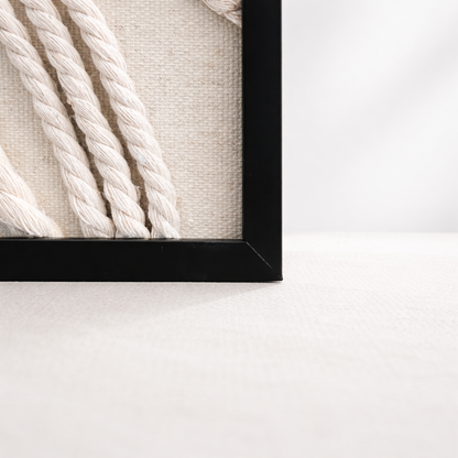 Woven Horizons in 3D Rope Art