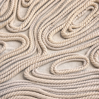 Woven Horizons in 3D Rope Art