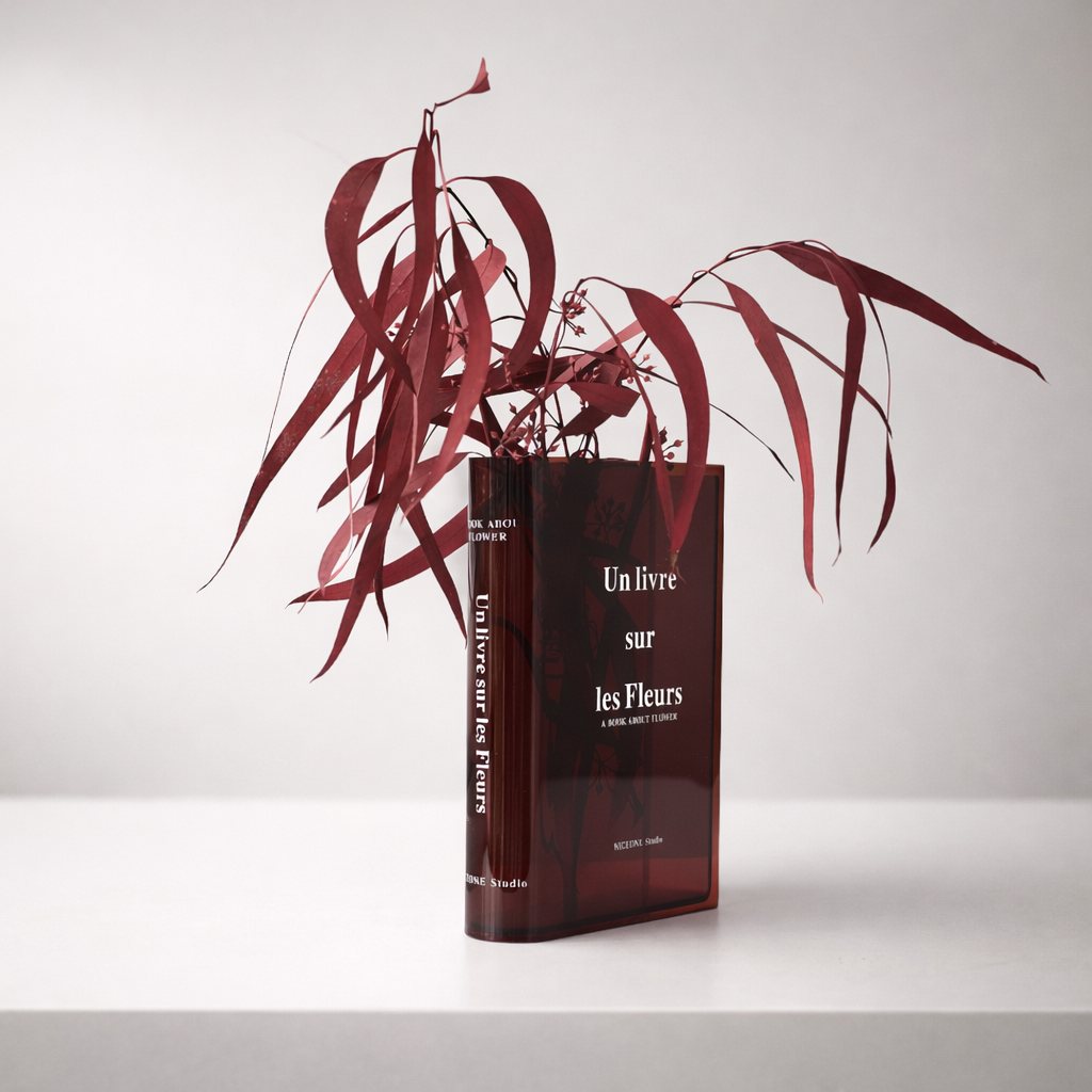 Averra Amber Acrylic Vase