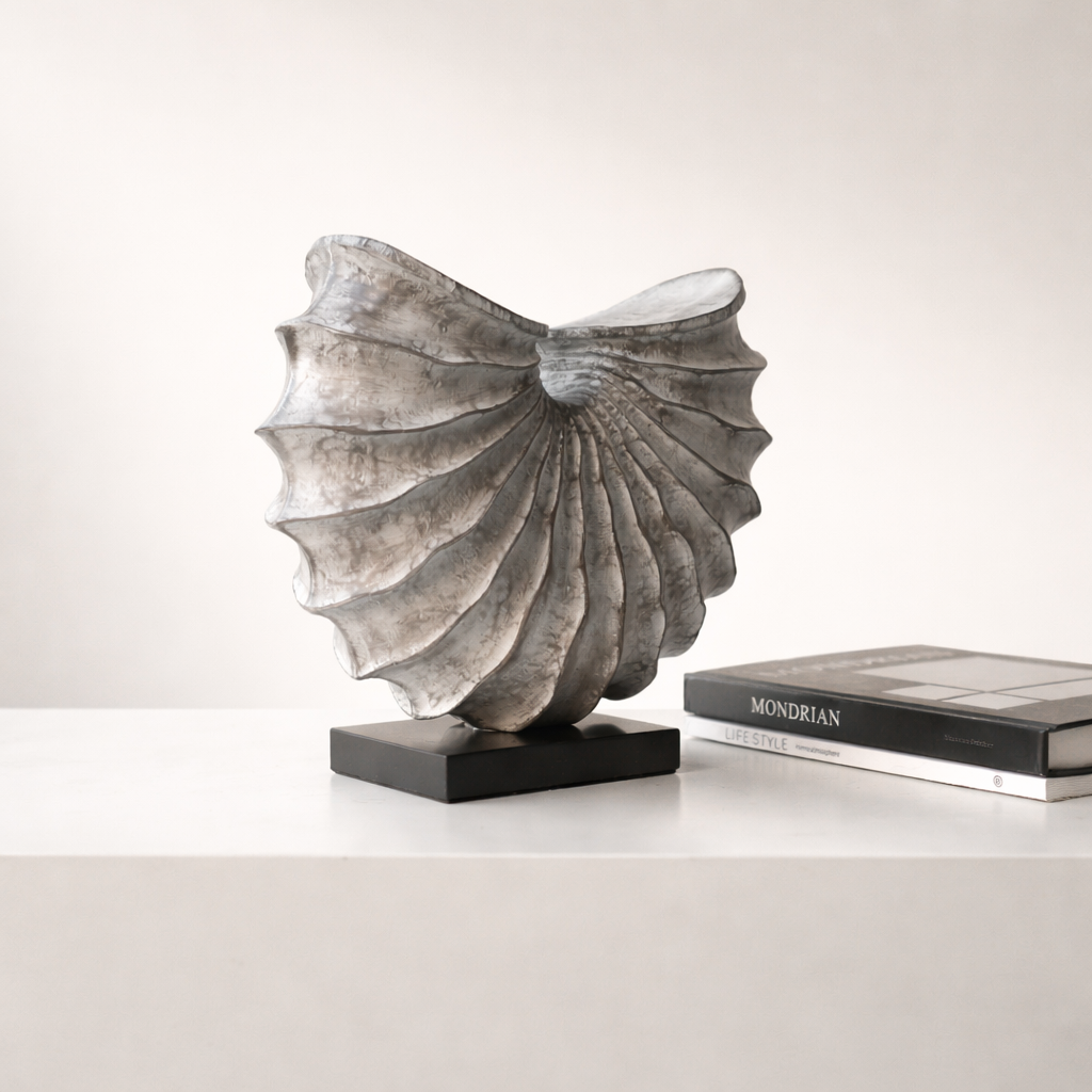 Arvian Silver Resin Wing Sculpture