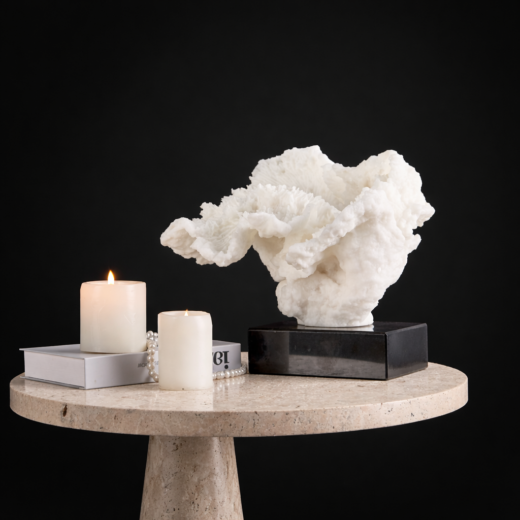 Coraline Resin Marble Sculpture