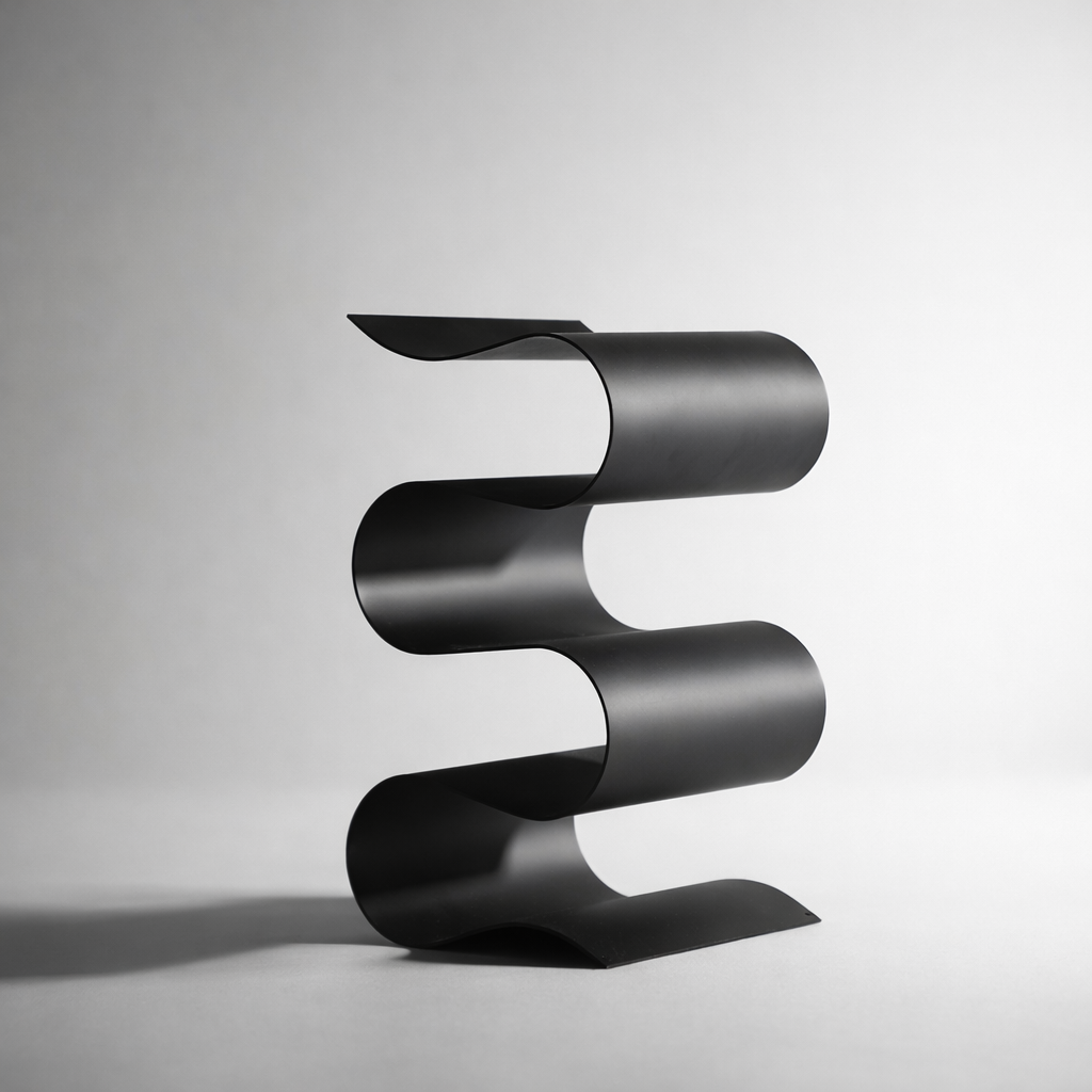 Matt Black Aluminum Wine Holder