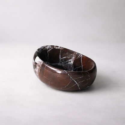 Purple Red Marble Bowl
